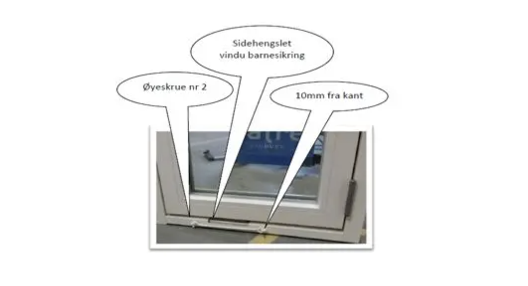 Vindu med forklaring